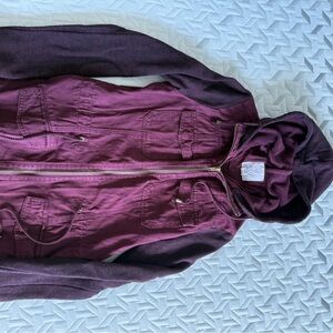 Full Tilt Purple Hooded Jacket